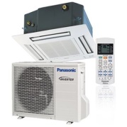 OHREJTESE.CZ nabízí: Klimatizace (tepelné čerpadlo vzduch/vzduch) se stropní kazetovou vnitřní jednotkou - PANASONIC E9-PB4EA 